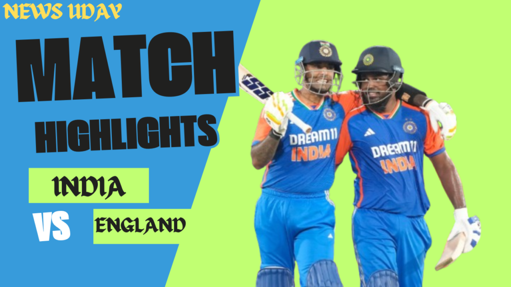 "India dominates England with a 7- wicket win in the 1st T20 match of the series, led by explosive performances from Abhishek Sarma and key wicket by Varun Chakravarthy, Arshdeep Singh, and Axar Patel."